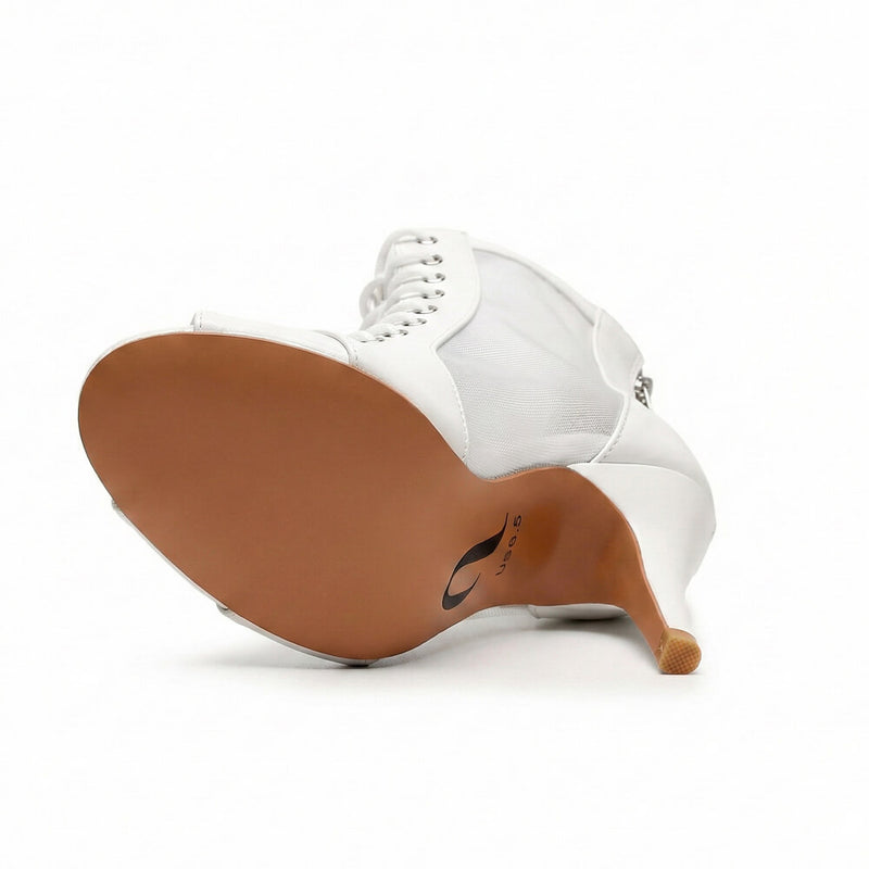 Koda - White Vegan Leather - Street Sole