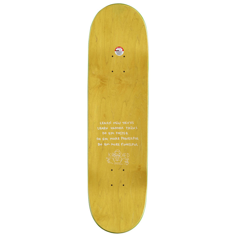 Krooked Cernicky Mad Turtle True Fit Skateboard Deck - 8.50"