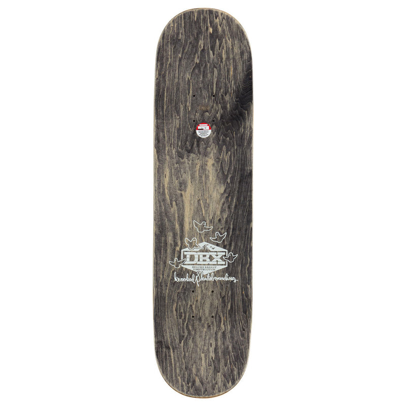 Krooked Manderson DBX Chain Frame Skateboard Deck - Red - 8.38"