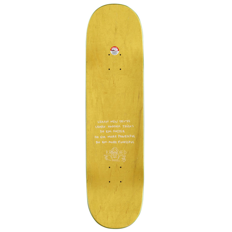 Krooked Marnderson Skull King Skateboard Deck - 8.38"