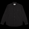 Carhartt WIP | L/S Bolton Shirt Black Garment Dyed