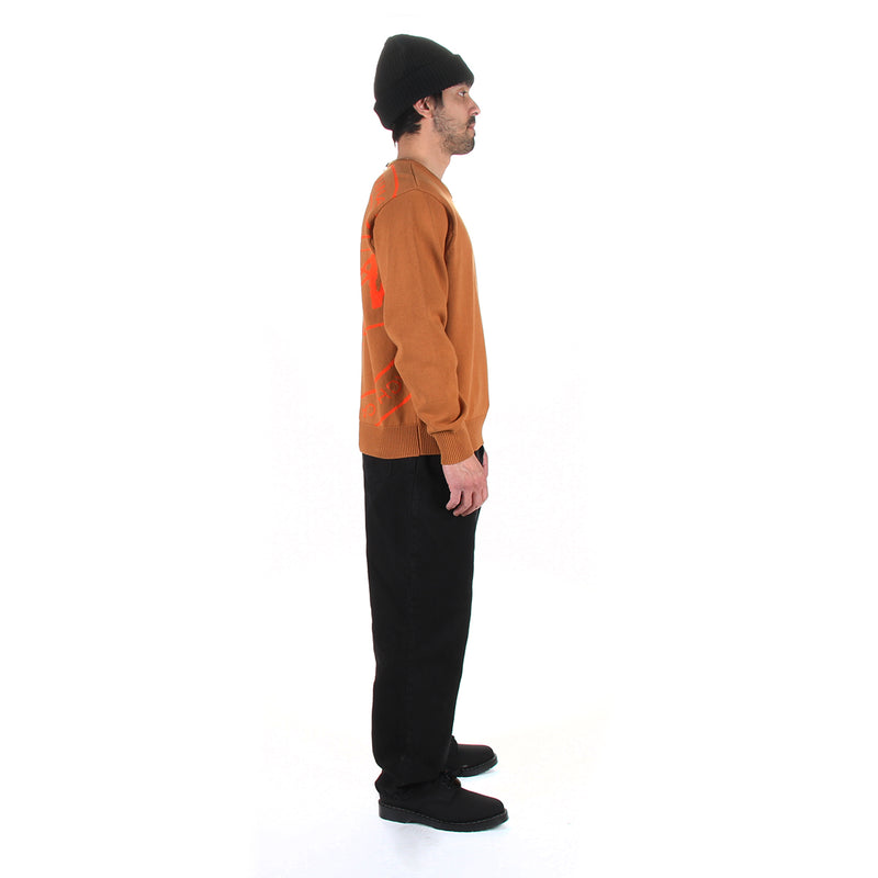 Stussy | Laguna Icon Sweater Tan
