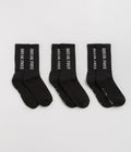 Last Resort AB Break Free Socks (3 Pack) in Black and White