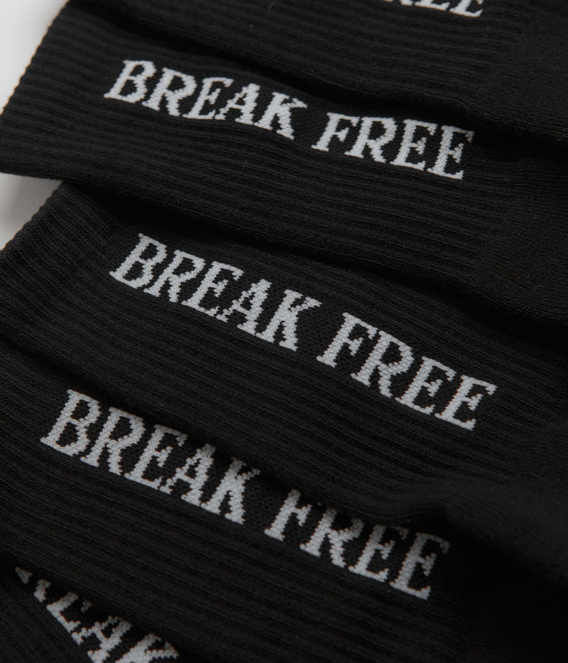 Last Resort AB Break Free Socks (3 Pack) in Black and White