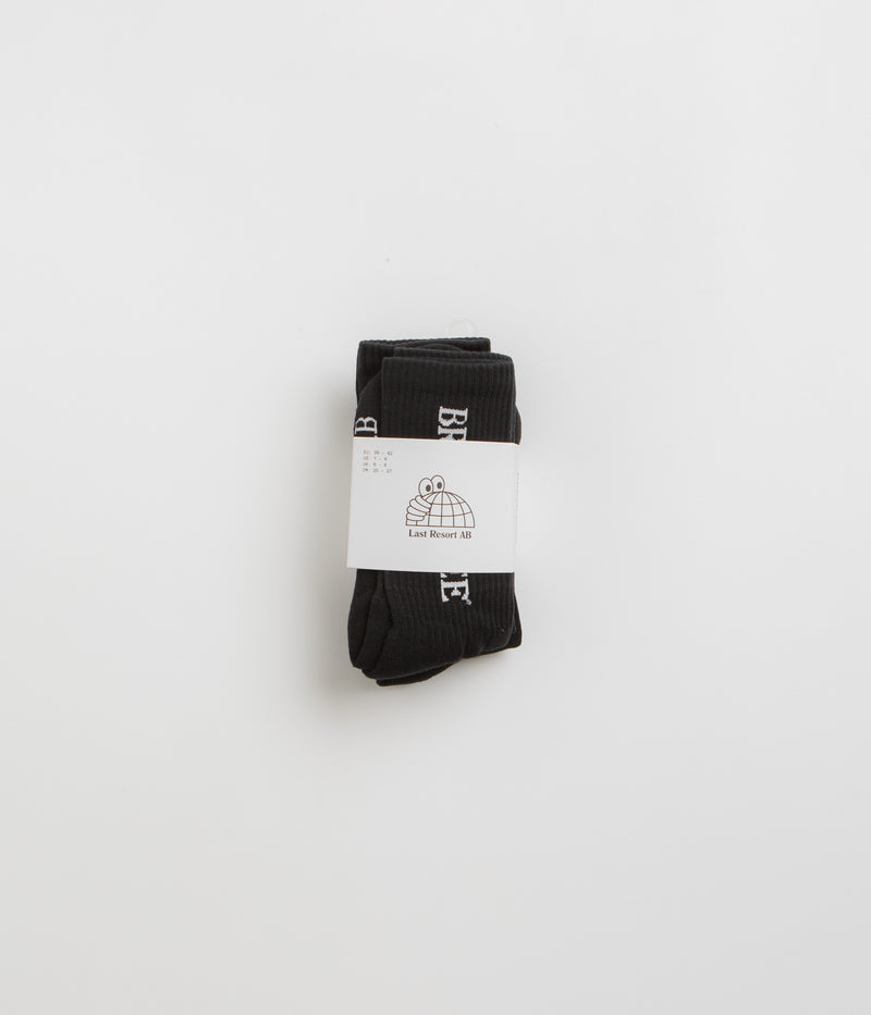 Last Resort AB Break Free Socks (3 Pack) in Black and White