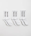 Last Resort AB Break Free Socks (3 Pack) in White and Black