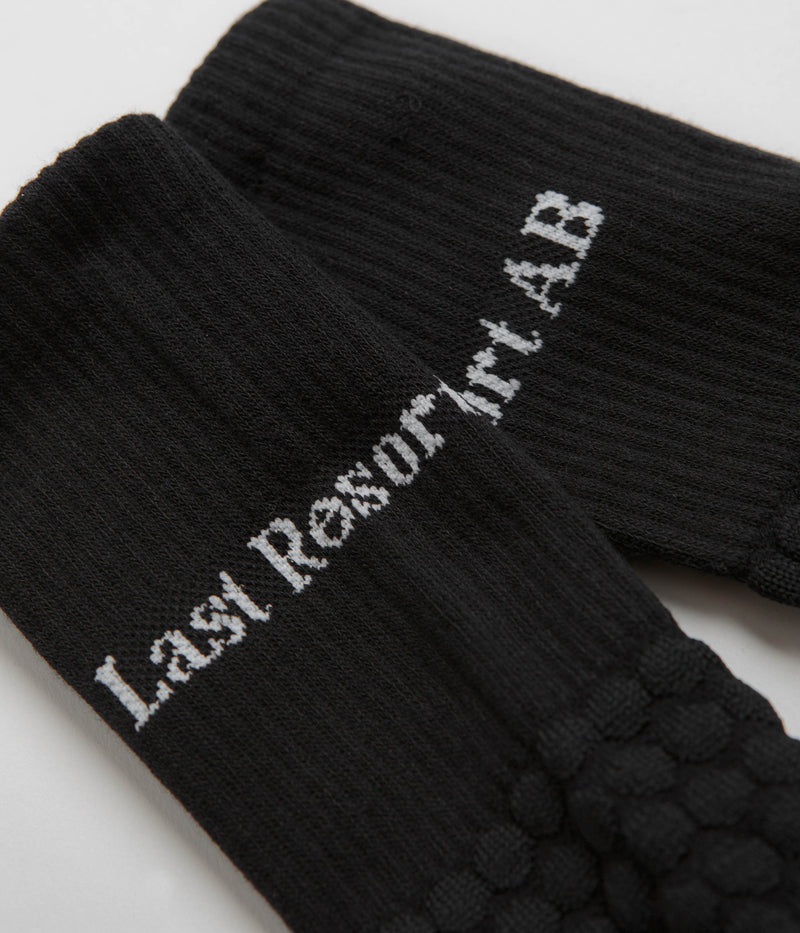 Last Resort AB Bubble Socks in Black and White