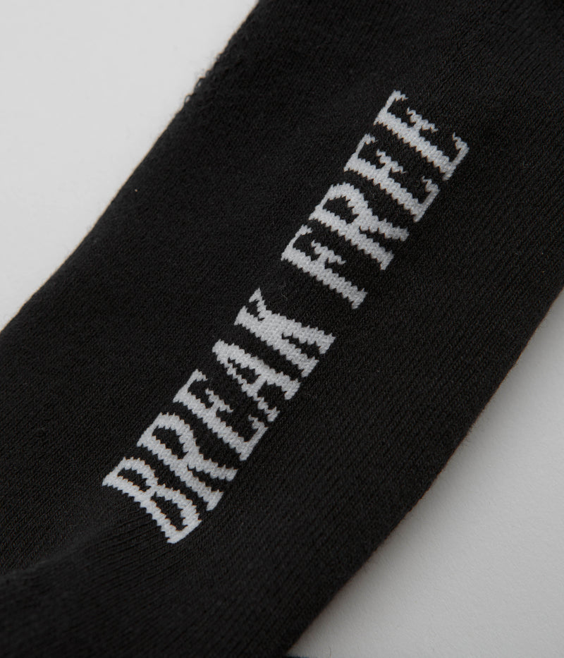 Last Resort AB Bubble Socks in Black and White