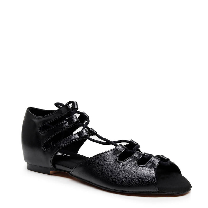 Legato - Black Vegan Leather - Street Sole