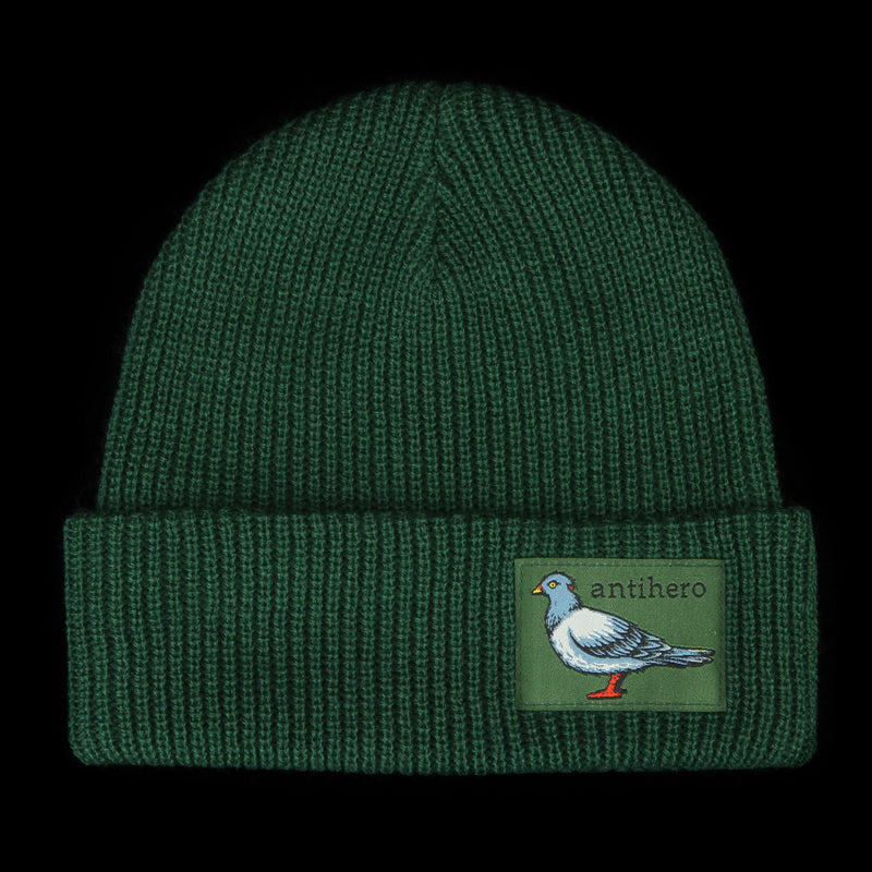 Anti Hero | Lil Pigeon Label Beanie Green