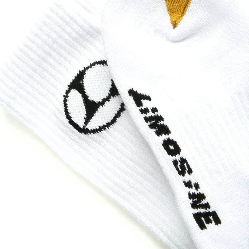 Limosine | Limo Gold Toe Socks White