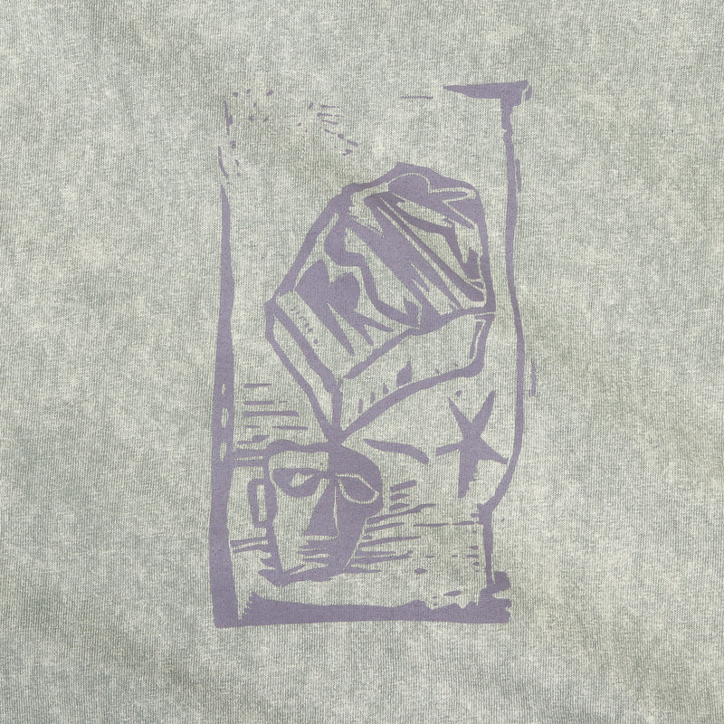 Premier | Linocut T-Shirt Color : Limestone
