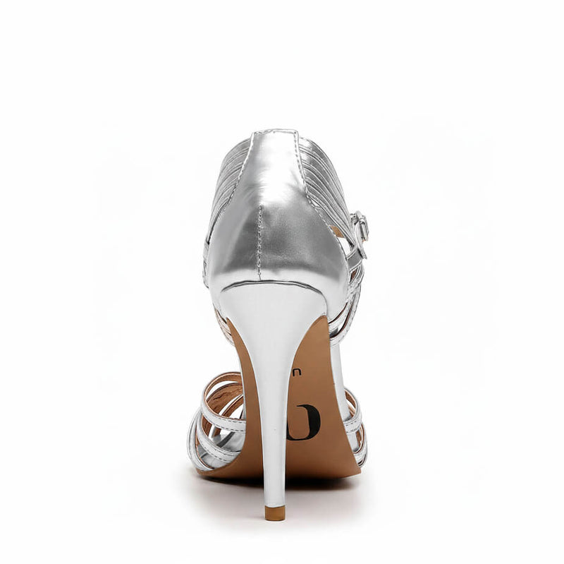 Livv - Matte Silver Vegan Leather - Street Sole