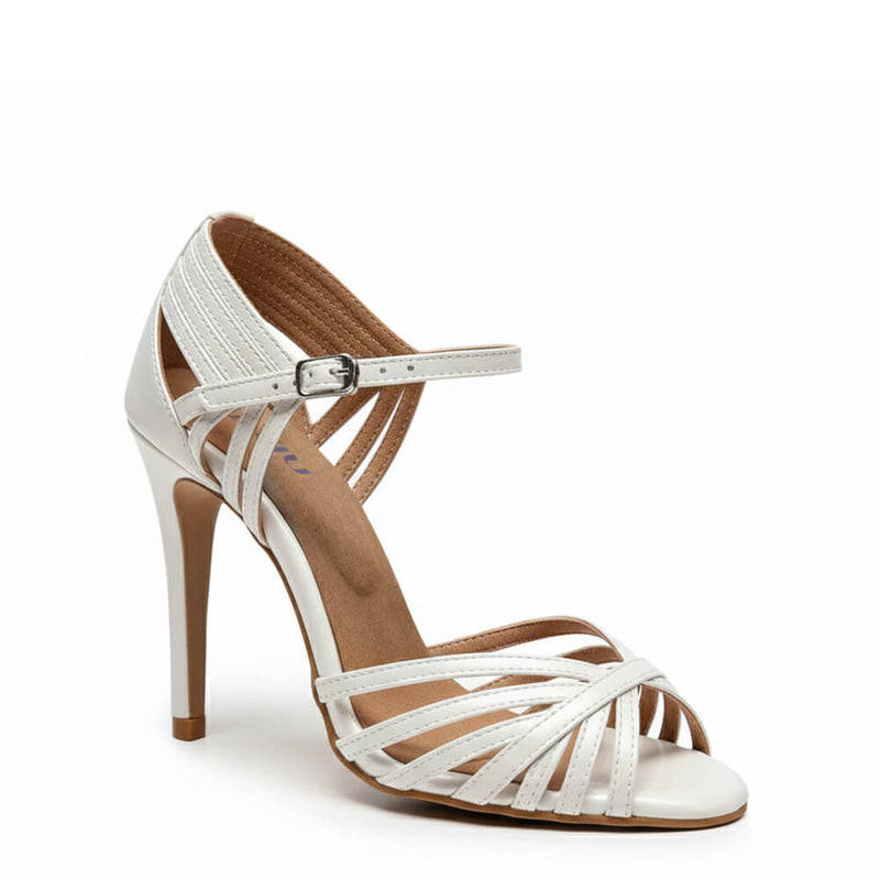 Livv - White Vegan Leather - Street Sole