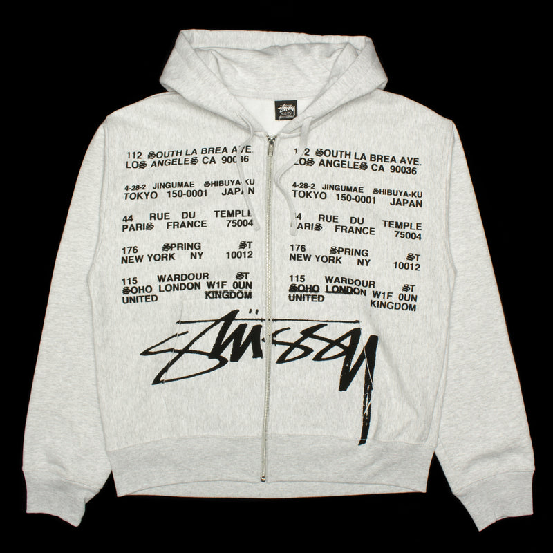 Stussy | Locations Zip Hoodie