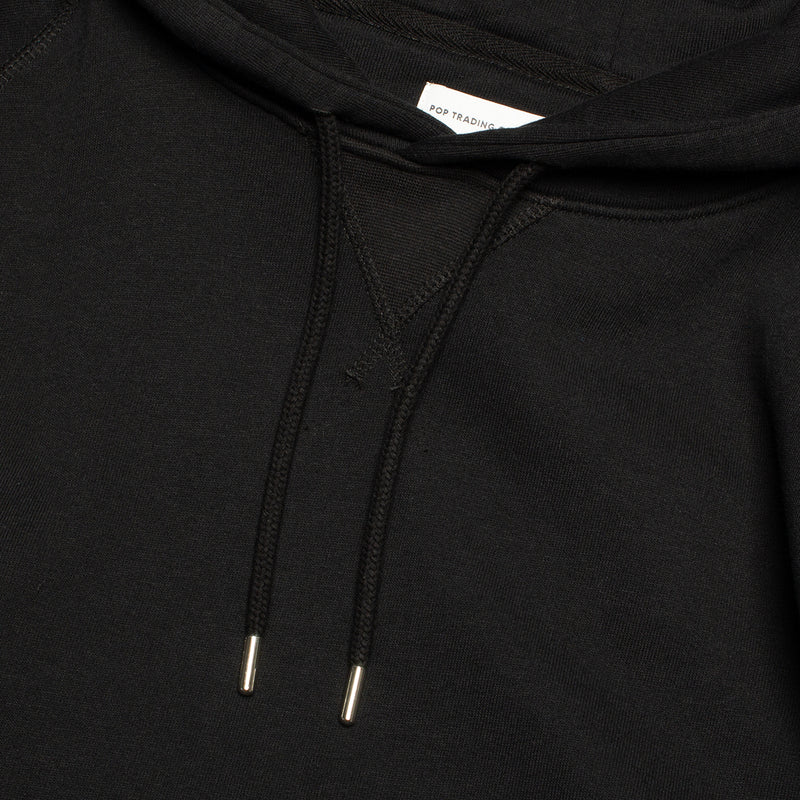 Pop Trading Company | Logo Hooded Sweatshirt black