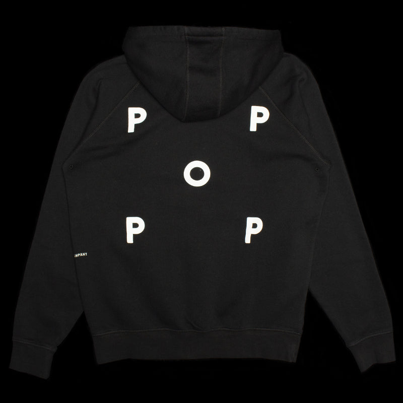 Pop Trading Company | Logo Hooded Sweatshirt black