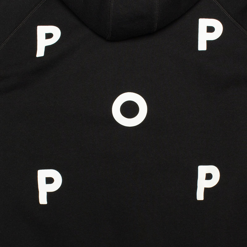 Pop Trading Company | Logo Hooded Sweatshirt black