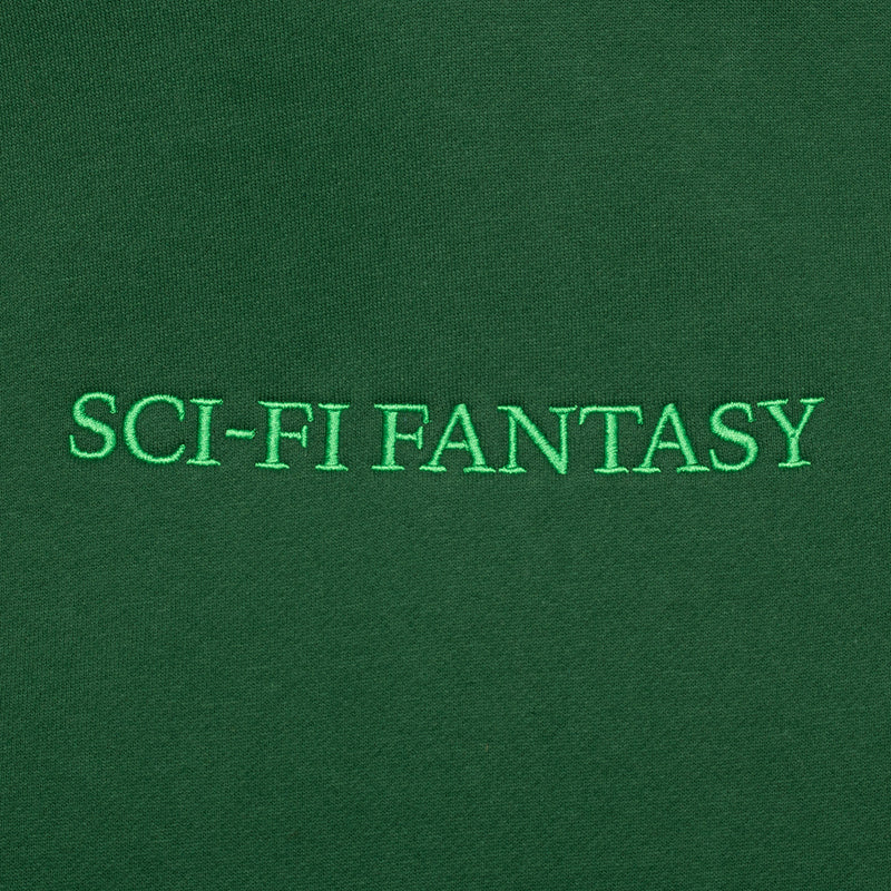 Sci-Fi Fantasy | Logo Hoodie Color : Dark Green