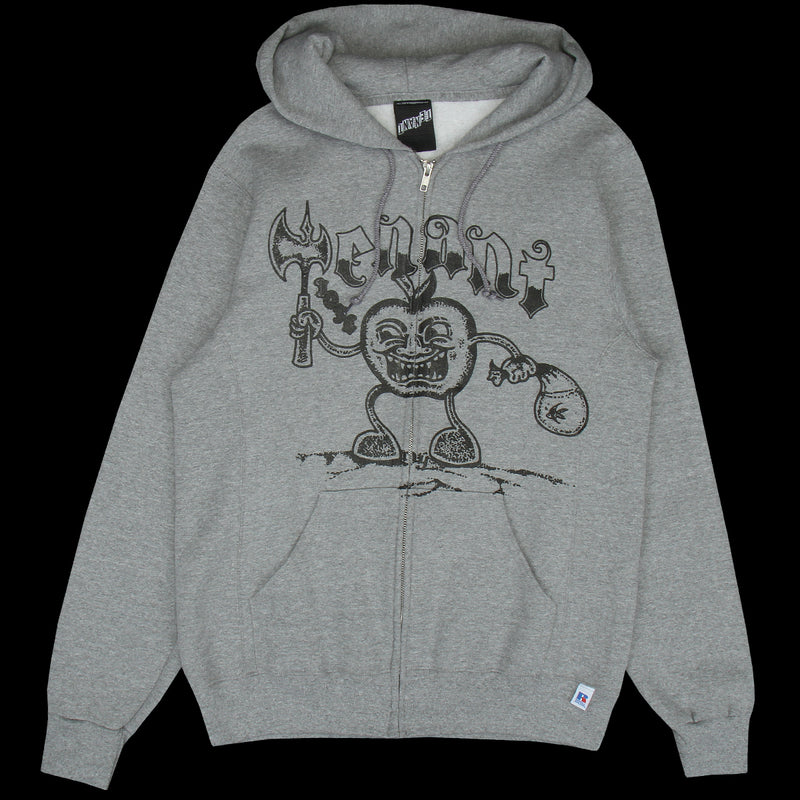 Tenant | Lottie Zip-Up Hoodie Oxford Grey