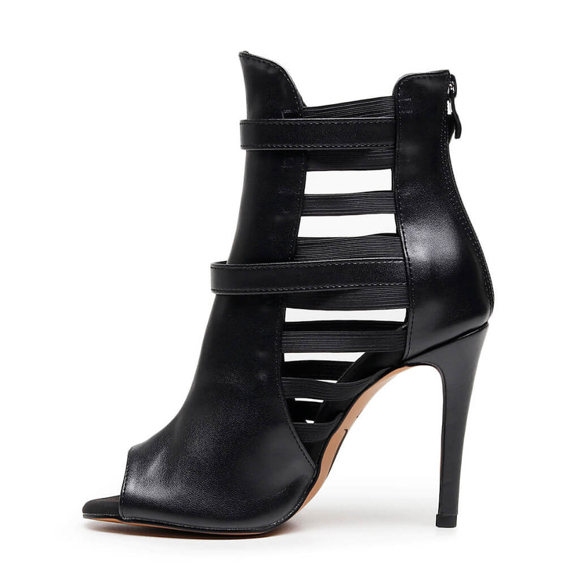 Lowen - Black Vegan Leather - Street Sole