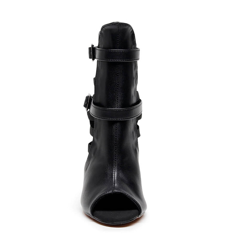 Lowen - Black Vegan Leather - Street Sole