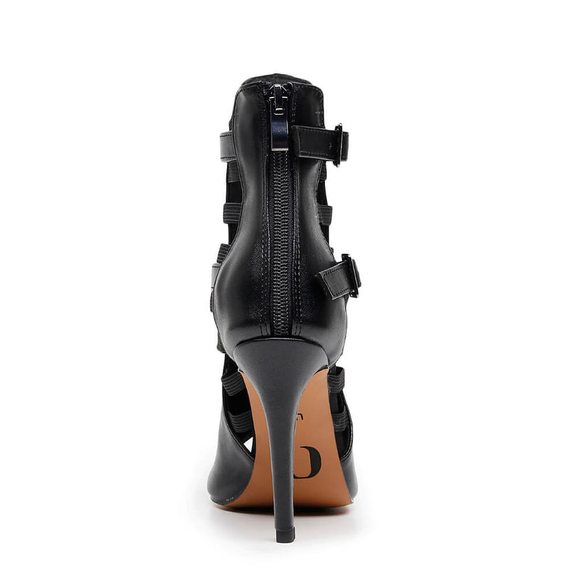 Lowen - Black Vegan Leather - Street Sole