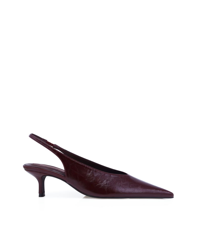 LYSANDRA - BORDEAUX SHINE-PUMPS-Billini-Billini