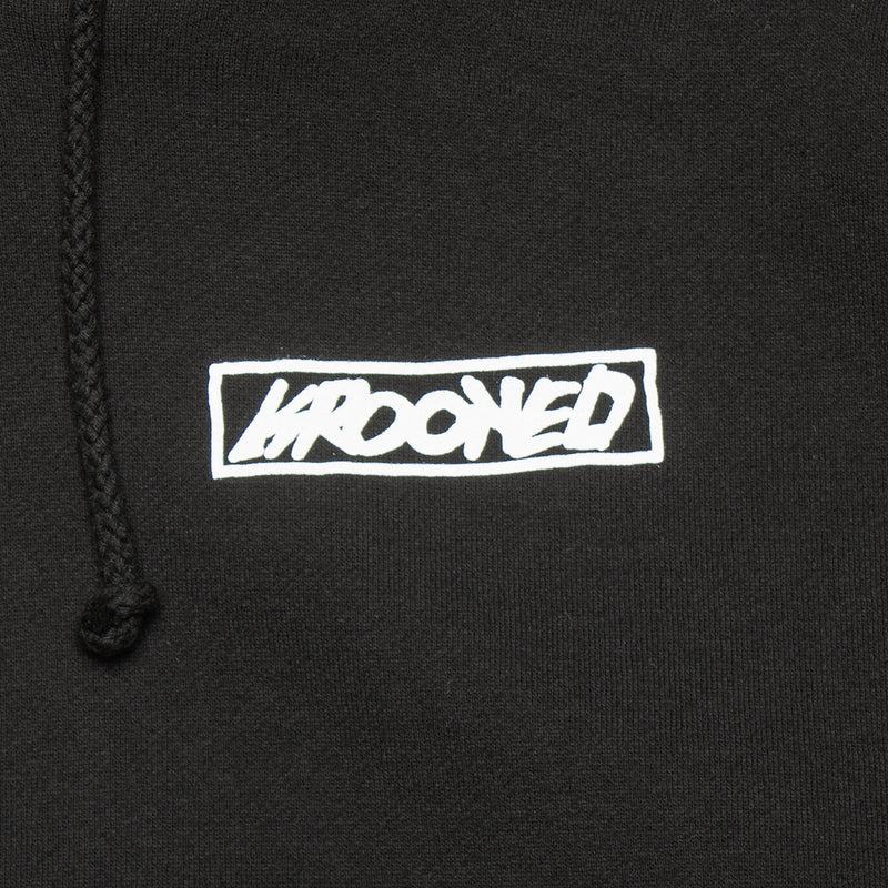 Krooked | Mace II Hoodie Color : Black / White