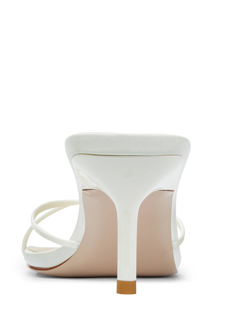 Maeve Slipper - White - FEMME LA