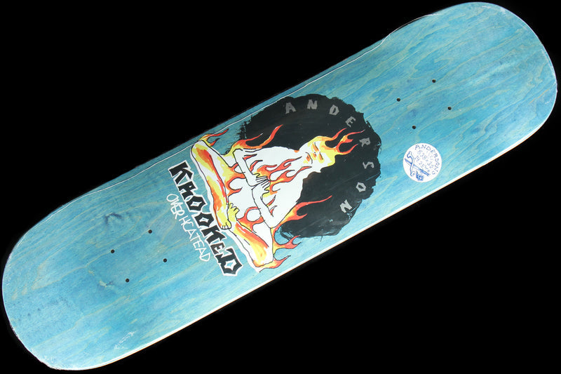 Krooked Manderson - Overheat Blue Deck 8.38"
