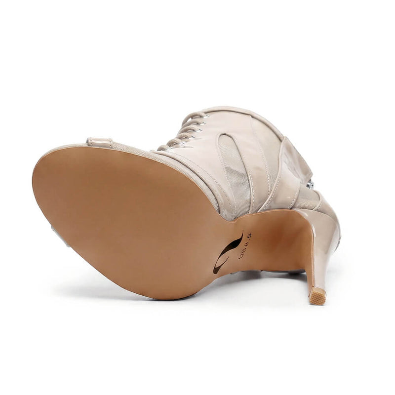 Marley - Light Tan Patent - Street Sole