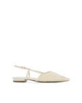 MAZE - IVORY RAFFIA WEAVE-Flats-Billini-Billini