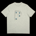 Pop Trading Company | Mees Letters Logo T-Shirt heather grey
