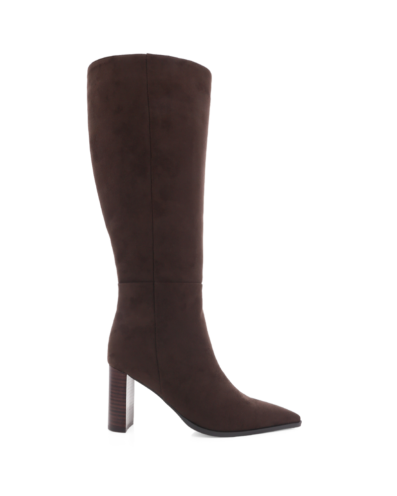 MELINA - DARK CACAO SUEDE-Boots-Billini-Billini