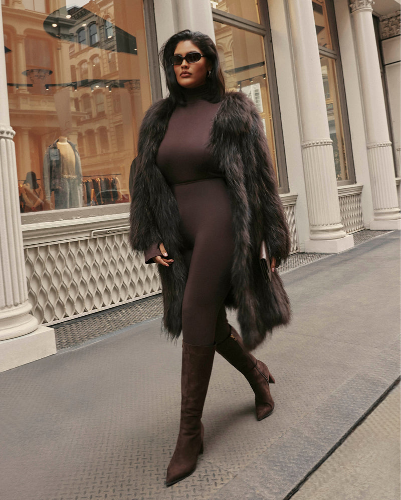 MELINA - DARK CACAO SUEDE-Boots-Billini-Billini