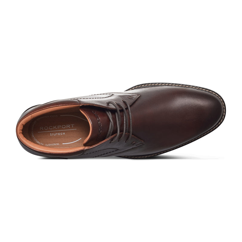 Men's Flynn Lace-up Almond Toe Casual Boots