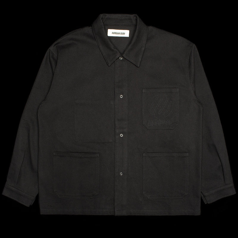 Metalwood | Metal Logo Overshirt Color : Black