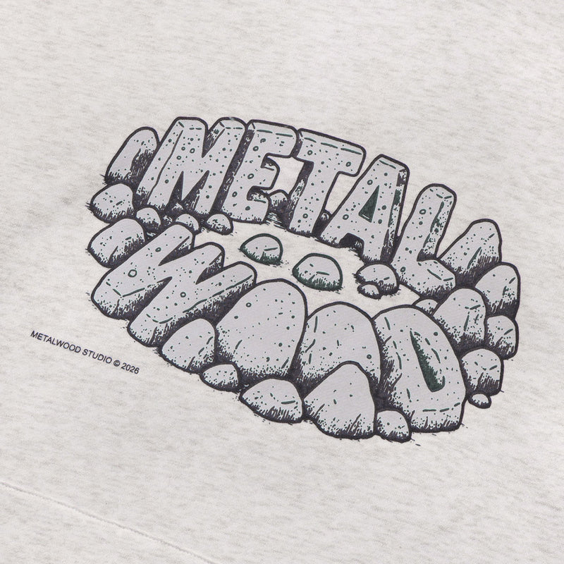 Metalwood Stonehenge Hoodie - Heather Grey