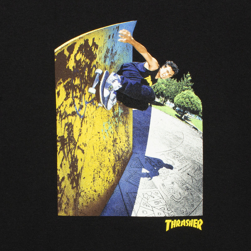 Thrasher | Mic-E Wallride T-Shirt Color : Black