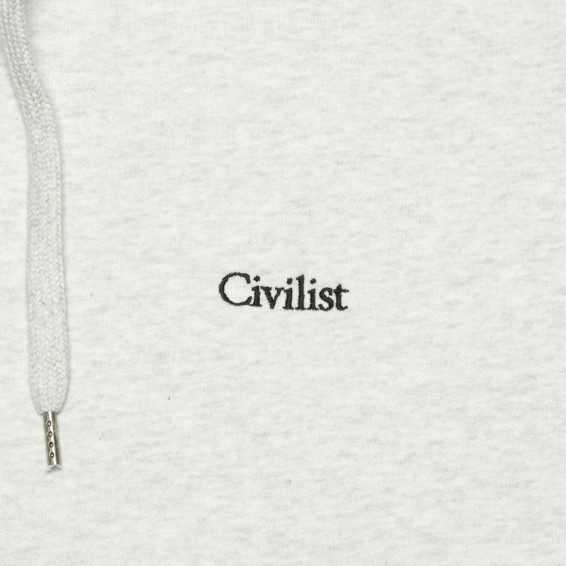 Civilsit | Mini Logo Hoodie Color : Heather Grey
