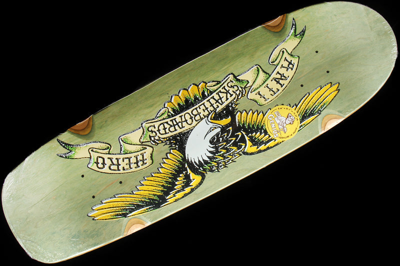 Anti-Hero Misrepresented Shaped Eagle WW Green Deck 9.18"