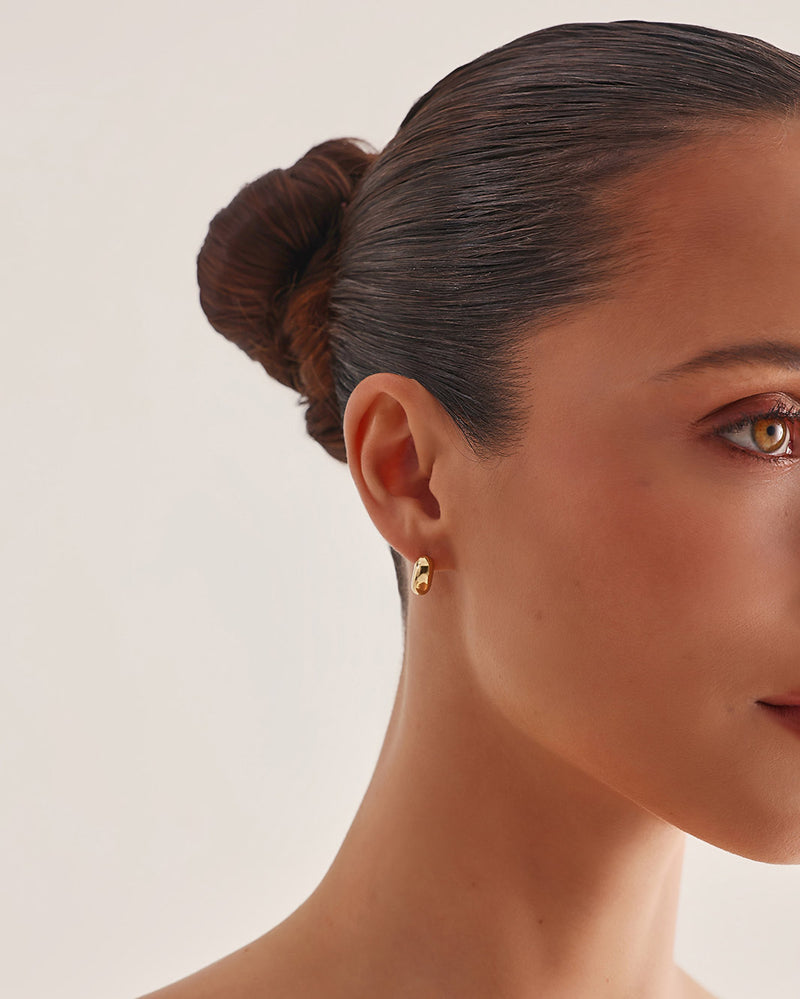 MODA EARRINGS 2 PACK - GOLD PLATED 18K-JEWELLERY-Billini-Billini