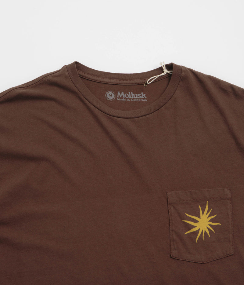 Mollusk Valley Heat T-Shirt in Brown