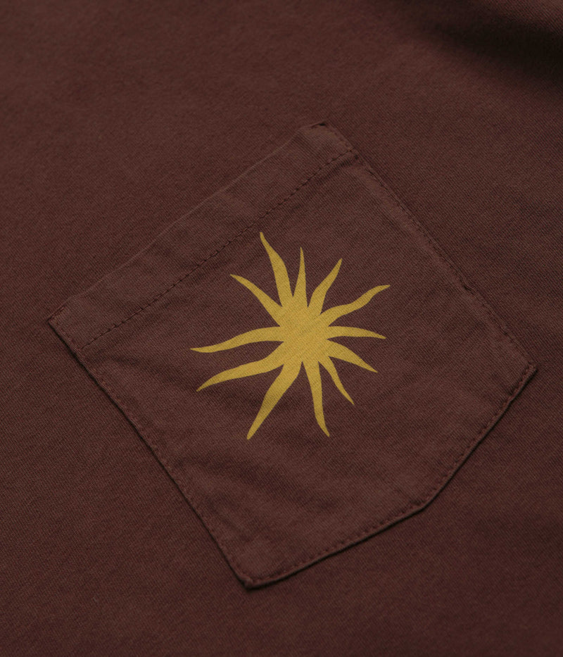 Mollusk Valley Heat T-Shirt in Brown