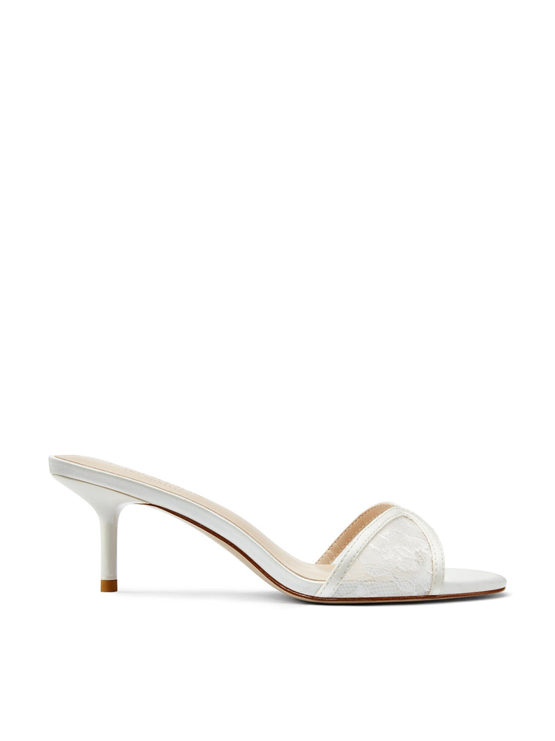 Monaco Slipper - White - FEMME LA
