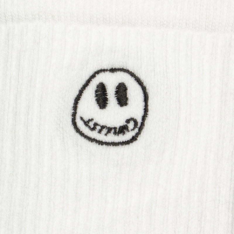 Civilist | Mono Smiler Socks Color : White
