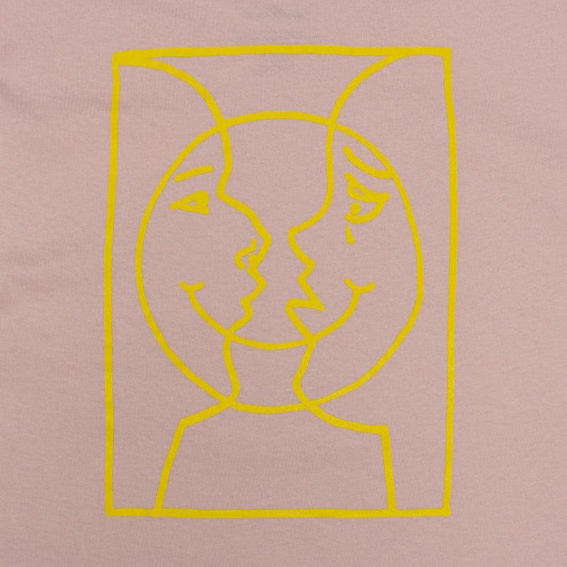Krooked | Moonsmile T-Shirt Color : Magenta