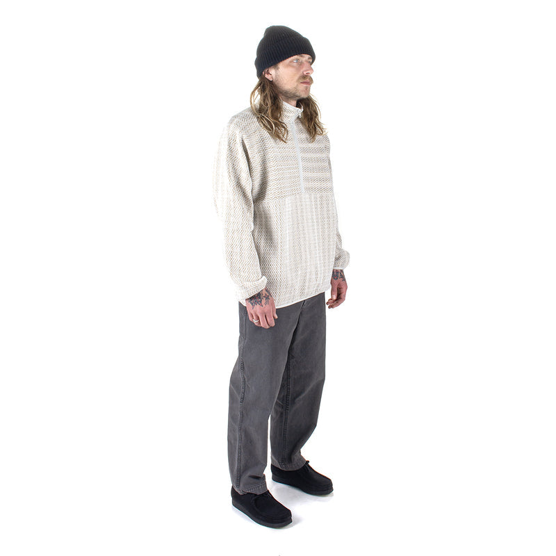 Pilgrim | Mosley Inlay Popover L/S Shirt 36150117156 Off White&nbsp;