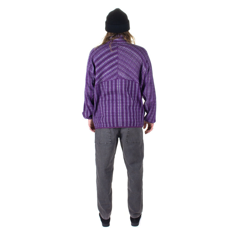 Pilgrim | Mosley Inlay Popover L/S Shirt purple